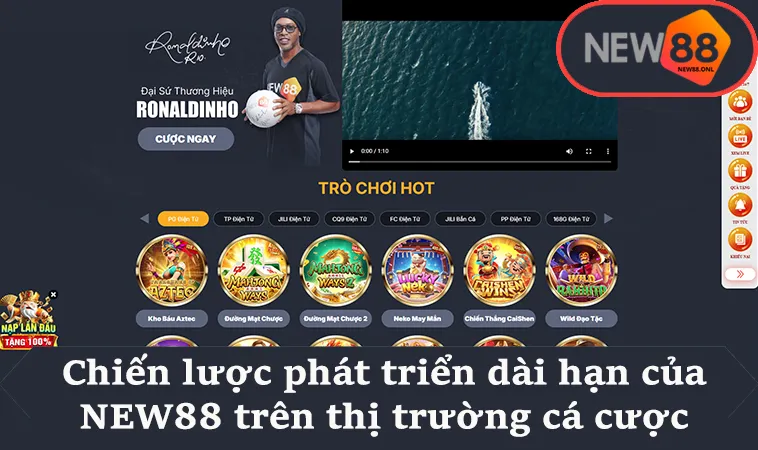 Chiến lược phát triển dài hạn của NEW88 trên thị trường cá cược
