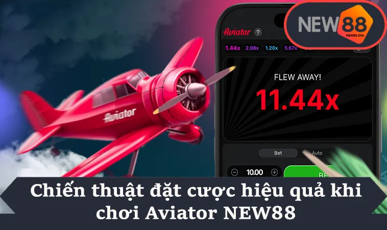 Chiến thuật đặt cược hiệu quả khi chơi Aviator NEW88